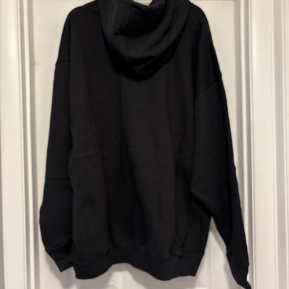 Gap Men's X-Large XL‎ Arch Logo Hoodie Sweatshirt Black Oversized Relaxed NWT - Picture 3 of 4